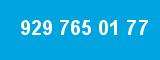 929 765 01 77 929 765 01 77
